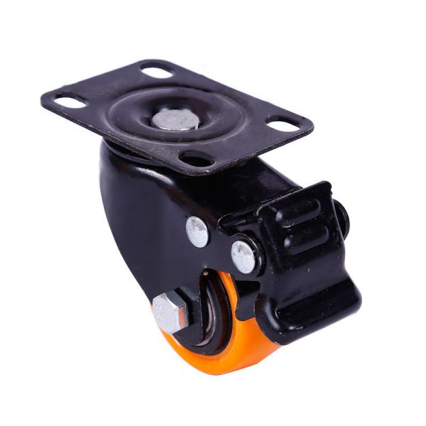 4 5 6 8 polegadas Trolley estático de borracha óleo prova de roda rolante com 92 * 64mm tamanho da placa superior