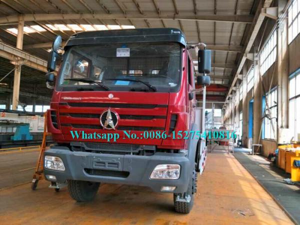 White color Beiben 6x6 2634PZ 30Ton 340hp 10 wheeler Cross country Container Flat Bed Truck for DR CONGO