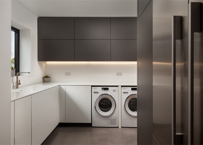 YALIG Laundry Outdoor Cabinet Set Customized Home Furniture Laundry Cabinets with Optional Basin