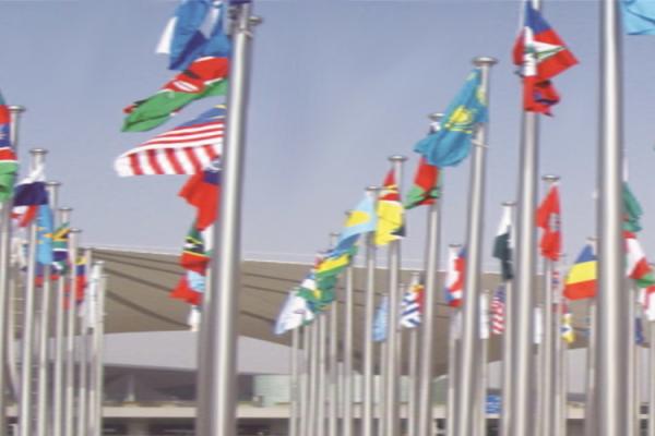 Customized Length Stainless Steel Flag Pole For Mines / Stations / High End Hotels
