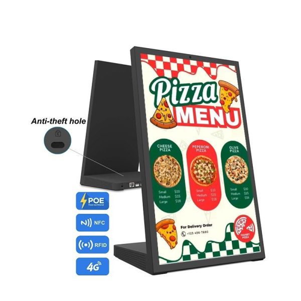 8-inch HD Display Digital Menu Board with POS Integration and Remote Control for Restaurants