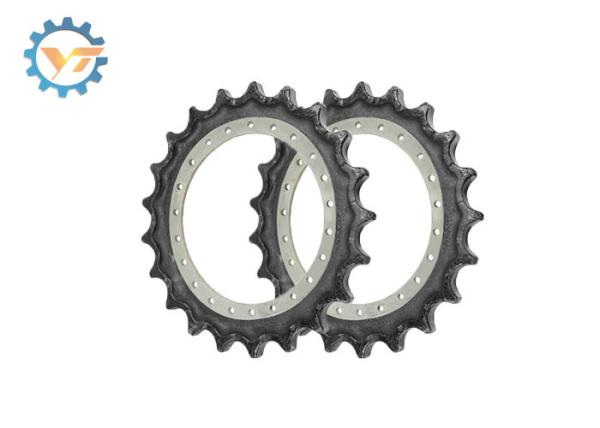 20CrMnTi excavatrice en acier de moulage Undercarriage Sprocket