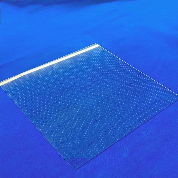 High Purity High Temperature UV Window Laser Perforated Fused Quartz Glass Plate