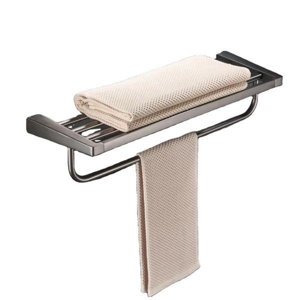 Luxury Hotel Washroom Wall Mount Bathroom Accessories Set in Modern Design Style