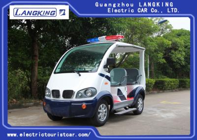 4 Seater Electric Golf Cart , Electric Security Carts Maintenance Free Battery Powered