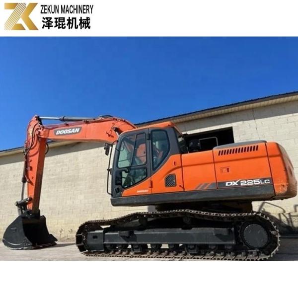 Excavadora original de 22 toneladas de segunda mão Doosan 225 Excavator DX225LC