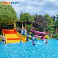 Esquí de verano con piscina de fibra de vidrio 200m2 Parque de atracciones Esquí acuático Entretenimiento al aire libre