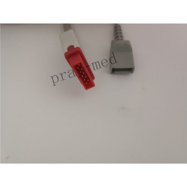 Pin del cable 11 de la presión arterial del lado del transductor de Utah con el conector rojo