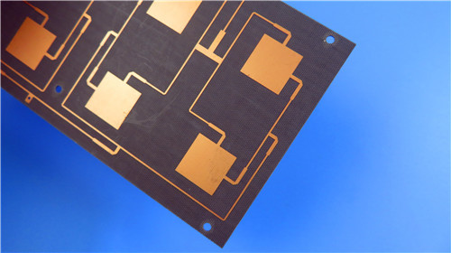 2-Layer F4BME220 PCB 0.1mm Ultra-Thin with Green Solder Mask Immersion Gold