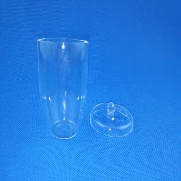 99.99% Quartz Crucibles Opaque Fused Silica Transparent For Lab