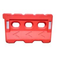 Barre de sécurité de protection en plastique rouge, produit de moule rotoplastique