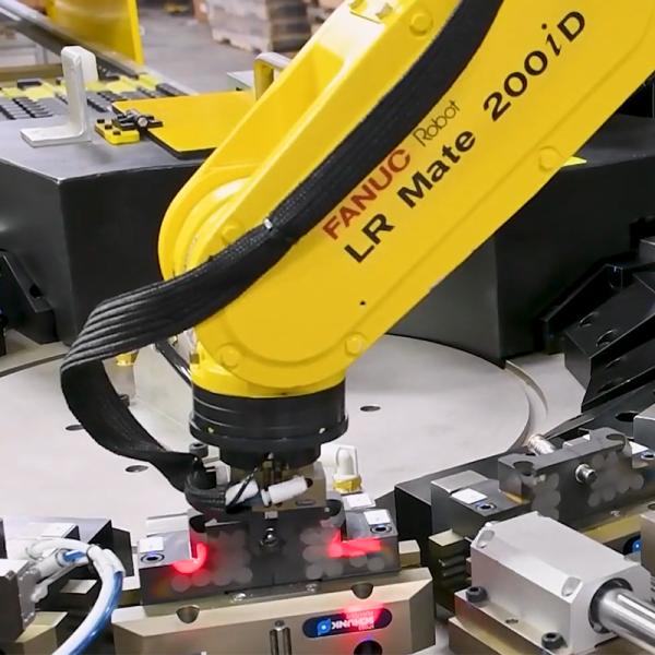 FANUC payload 7kg 6 axis industrial robot programming small size handling assembly robotic workstation