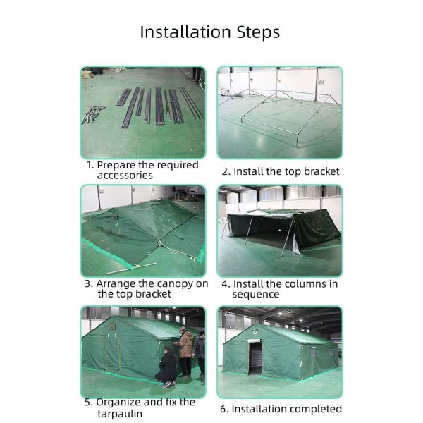 Waterproof Rescue Outdoor Disaster Relief Tent Refugee Tent Emergency Rescue Tent