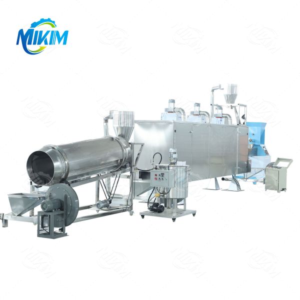 Automatic Floating fish Food Extruder dog Food Pellet making Feeds Machine Plant
