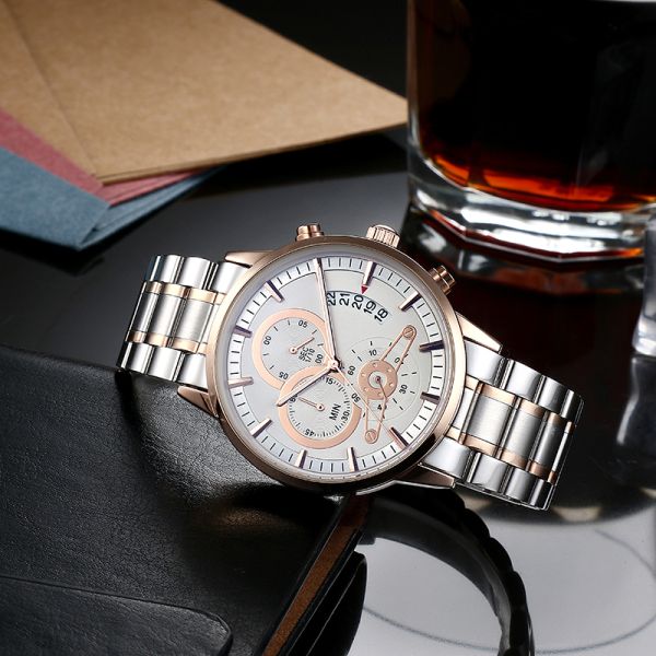 Japan Movement Quartz Stainless Steel Back Watch