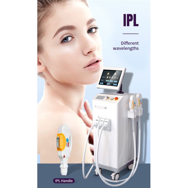 Skin Rejuvenation and Acne Pigmentation Treatment with Vertical IPL Hair Removal Machine