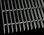 Q235 Hot Dipped Galvanized Steel Grating Stair Treads Trench Cover / Drain