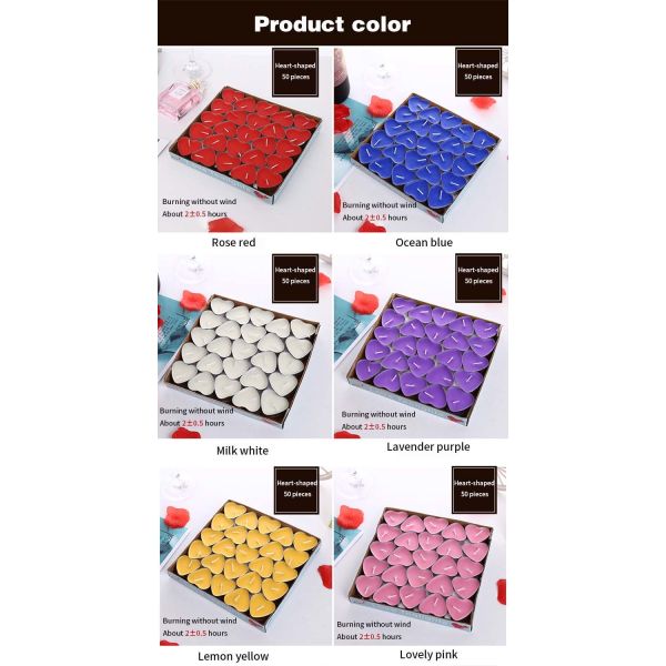 Bougie de thé blanc sans fumée pour la décoration de la maison