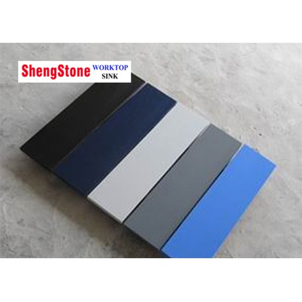 3000*1500m Grey Epoxy Resin Slabs Flat Edge For School Laboratory Furniture