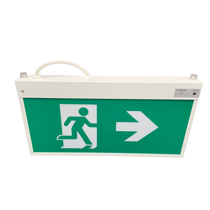 Ceiling Mounted LED Exit Light with 3.6V Ni-Cd Battery and 3-Year Warranty Emergency Exit Sign
