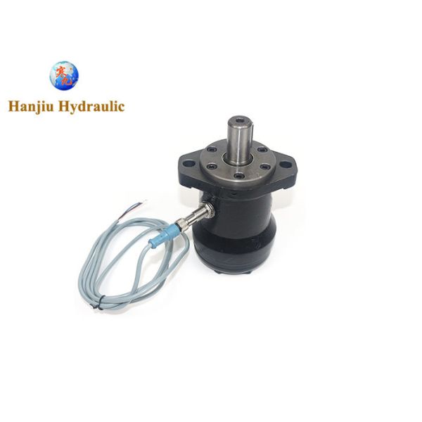 Moteur hydraulique avec capteur de vitesse BMR-36-2-C-S-B, arbre claveté de 1 pouce avec orifices SAE