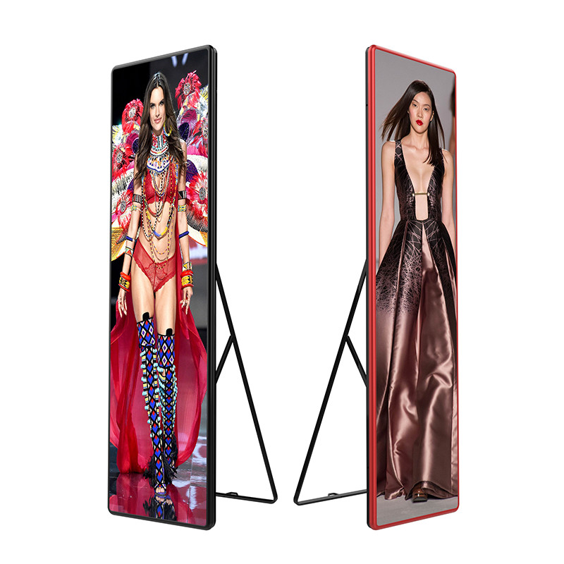 Пол Wifi 4G P2.5 стоя дисплей приведенный СИД 640*1920mm Signage цифров экрана зеркала