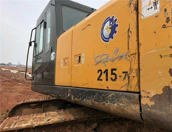 used hyundai 215-7 chain excavator in korea/ original hyundai 215-7 excavator with breaker