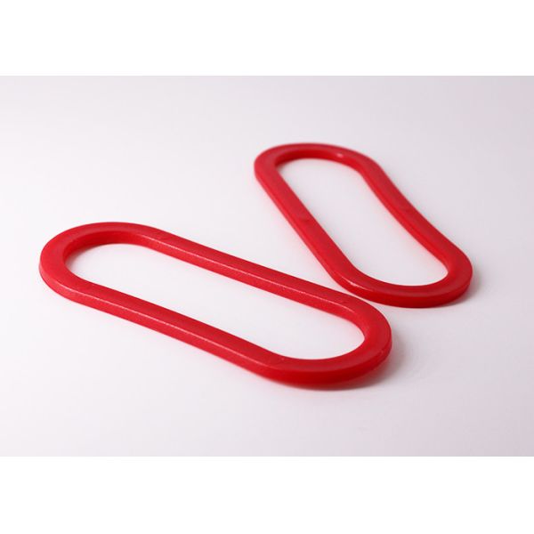 Красные твердые ручки полиэтиленового пакета для умирают обслуживание ОЭМ полиэтиленовых пакетов отрезка