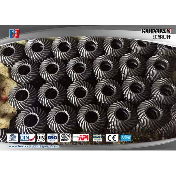 4340 engranaje de torneado del engranaje del engranaje cónico de 20CrMnMo EN25 X9931 del engranaje del engranaje cónico helicoidal de la forma cónica