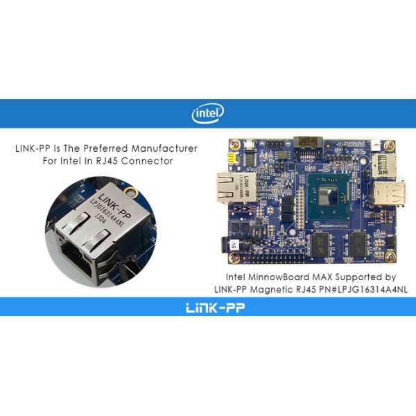 Плата порта LPJE101AWNL PCB FR4 RJ45 модульного Джек 1X1 вверх по пальцу EMI СИД