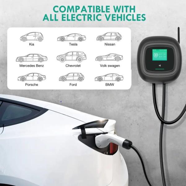Carregador 32A 22KW trifásico do veículo elétrico de Wallbox GBT 3.7KW 7KW