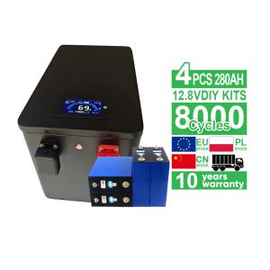 12V EVE 314ah Lifepo4 4S 12.8V MB31 DIY Battery Kits JK 200A BMS LCD