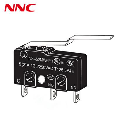 NNC Dustproof Microswitch NS 2mm gap Series with different kinds of lever High-Speed and Accurate Switch for Industrial Automation