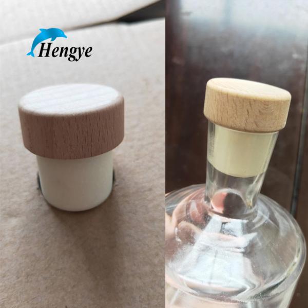 Wooden stopper for wine bottle Natural Wooden Cork Stopper Wine Bottle Stopper
