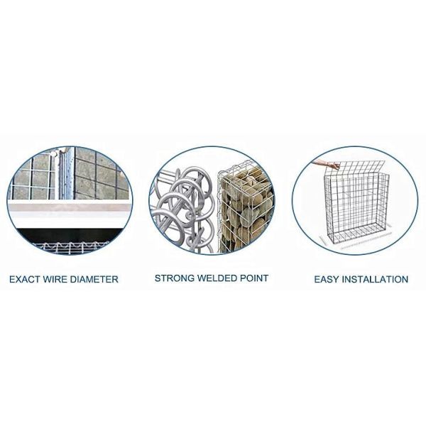 Жара утюга - обработал гальванизированную коробку Gabion/шестиугольную ячеистую сеть Gabion