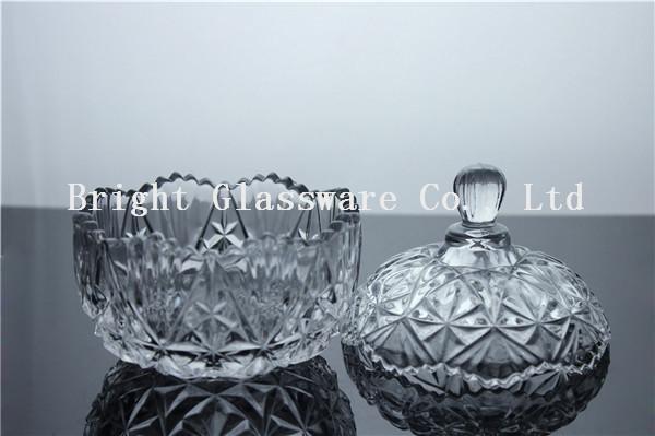 home decorative fruit glass plate, candy container