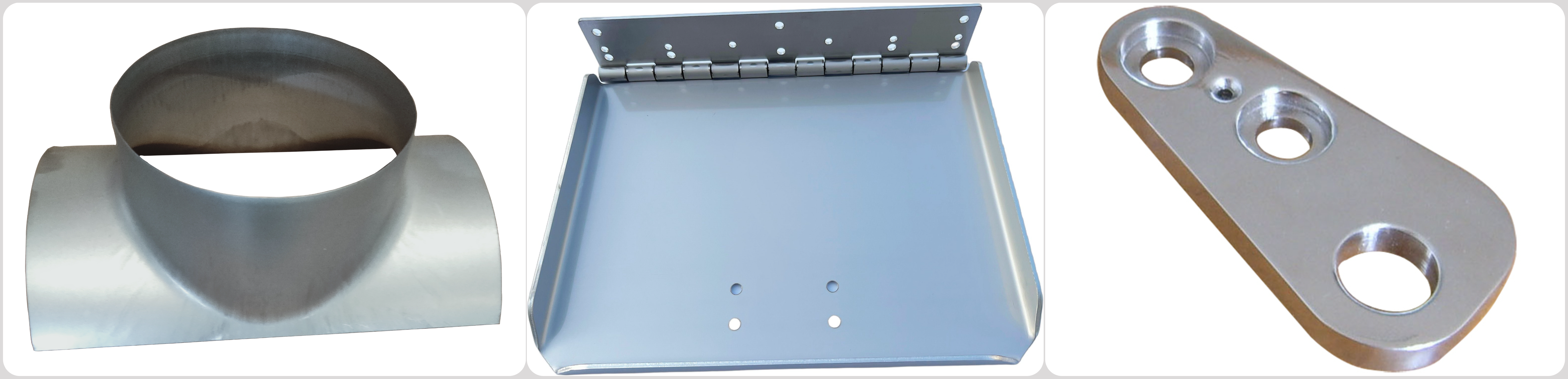 Hydraulic Deep Drawing Saddle Tee Duct Fitting in Metal Stamping