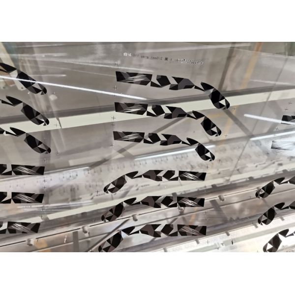 PET Heat Transfer SGS Stickers For Glasses Frames