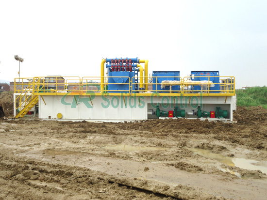 HDD mud system Construction Dustproof HDD Solids Control Mud Recycler