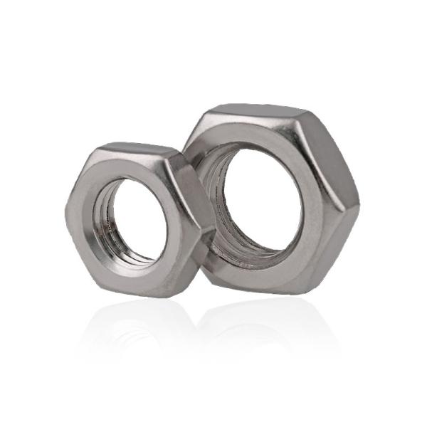 ISO4035 Hex Thin Nut Stainless Steel Zinc Coated M3-M24