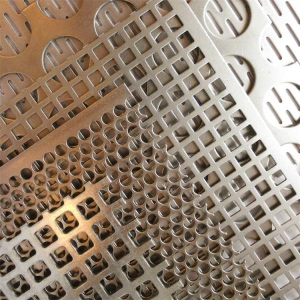 2B Finish 304 Perforated Stainless Steel Sheet Metal Partition Customized