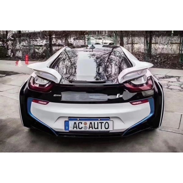 Nuevo producto para BMW I8 Spoiler de fibra de carbono cola de fibra de carbono ala de fibra de carbono