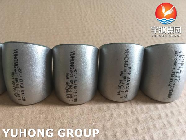 ASTM A403 WP316L-S Stainless Steel Buttweld Fittings Conexiones