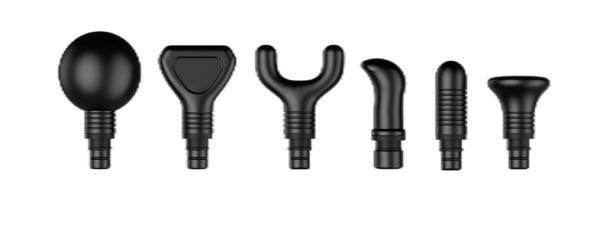 6 Massage Heads 30W 1-30 Speed Adjustment Body Massager Gun With LCD Display / Physical Switch + Touch Control , 2500mAh Battery