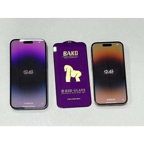 Черно-белая антистатическая антиотблескивая защитная пленка для iPhone 5s