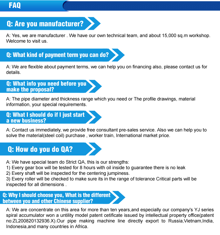4.5m Spiral Horizontal Accumulator Machine For Tube Pipe Mill Line