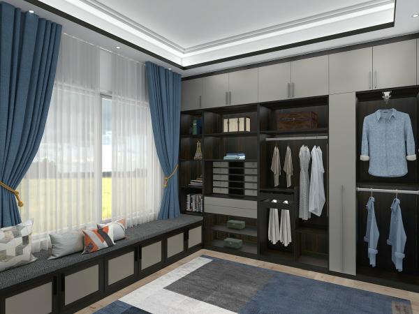 Fitted Wardrobes Walk In Closet Pantry Cabinet Cloth display Shelving bedroom storage drawers and wall cabinet factory