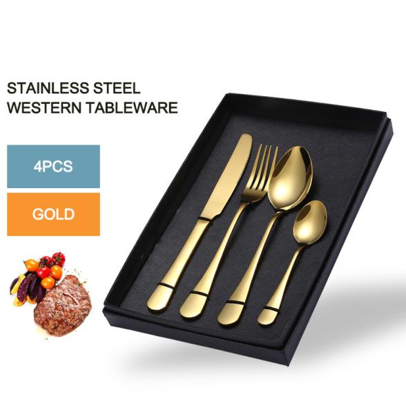 Set de talheres de aço inoxidável sustentável