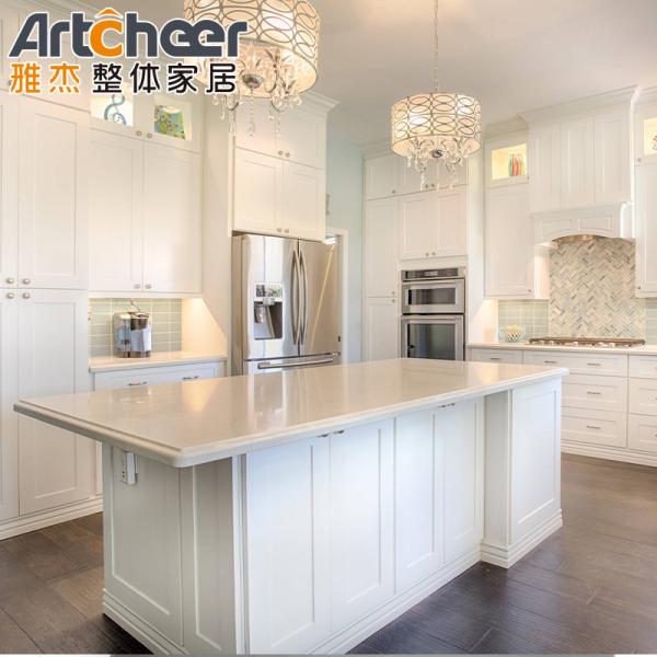Contemporary Design Modular Kitchen Cabinets Complete Dark Colors Solid Wood Cabinet Sets