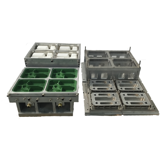 Thermoforming Disposable Lunch Box Mold Customized Aluminum Material